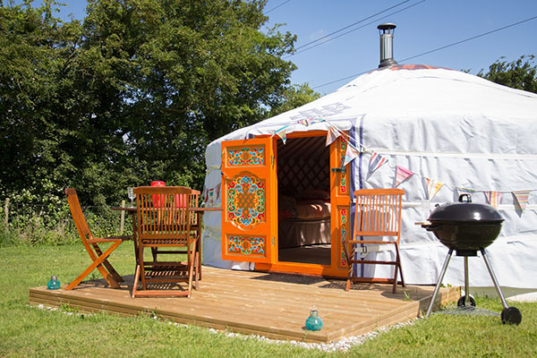 Buxhall Country Glamping,. Courtesy of Cool Camping.