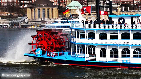 River boat in Hamburg