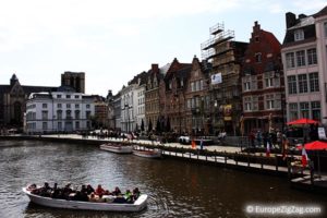 Canal tour in Ghent