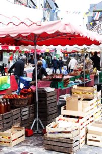 Street market in Honfleur