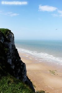 Normandy cliff and beach