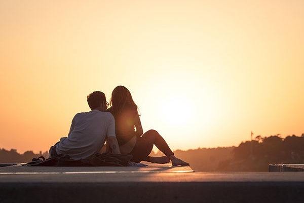 First date and sunset. Aaah..
