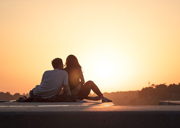 First date and sunset. Aaah..