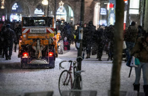 Winter in Munich, Bavaria.