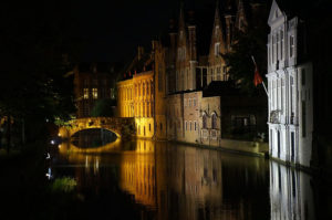 Magical night in Bruges
