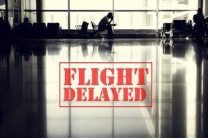 Flight delays.