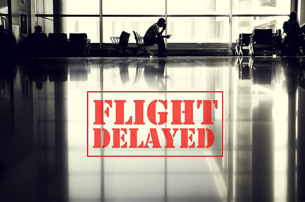 Flight delays.