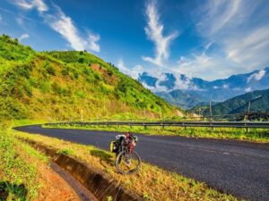 Bike touring in the Alps