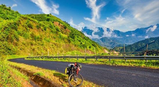 Bike touring in the Alps