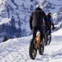 Fat bikes in the snow