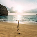 Man on beach