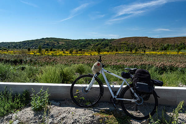 Bikepacking on a summer day