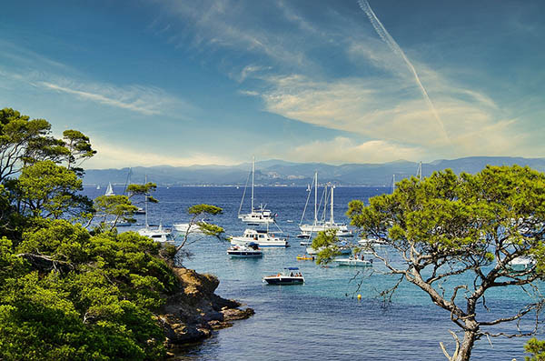 Porquerolles island in France