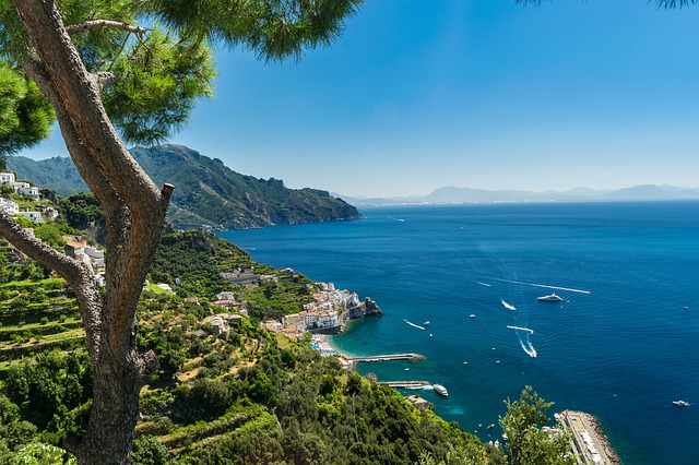 Amalfi coast in Italy