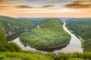 The Saar Loop in Saarland, Germany