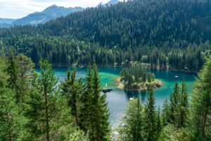 Caumasee in switzerland