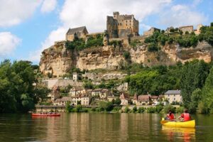 Canoeing in Dordogne, France