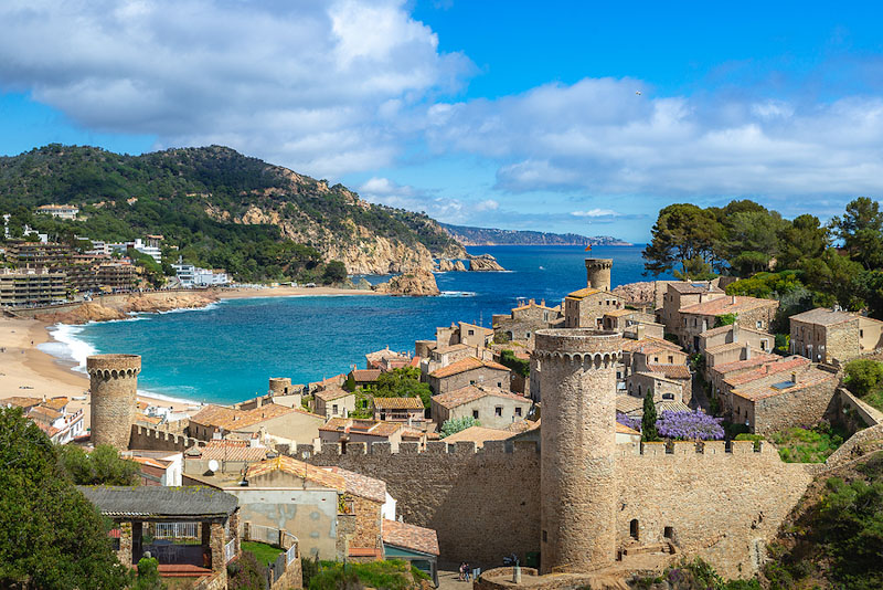 Fortress Vila Vella on Costa Brava