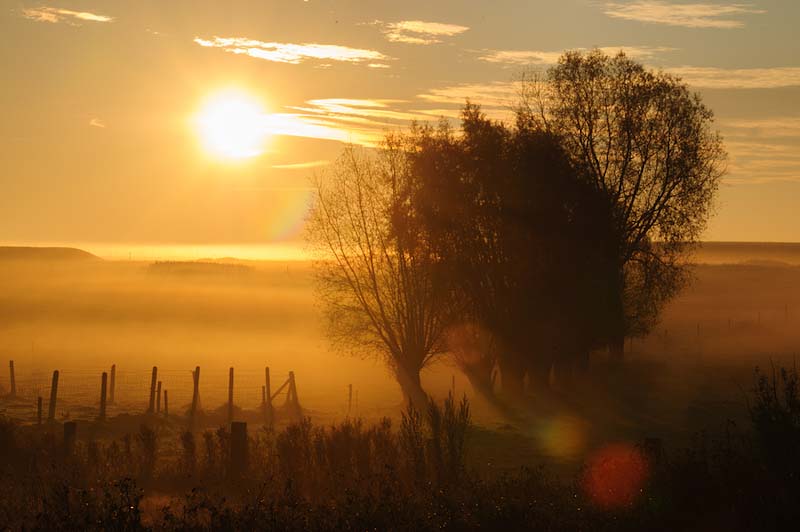 Sunrise in Belgium