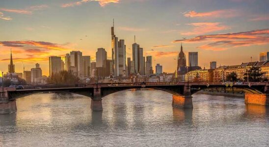 The Frankfurt skyline