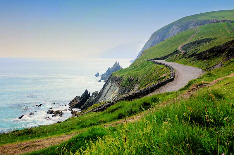 Road along Wild Atlantic Way, in Dingle