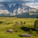 Seiser Alm in the Dolomites.