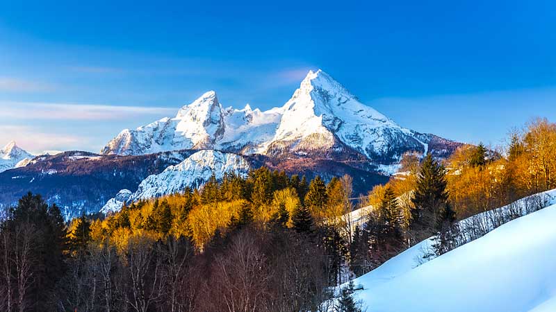 Watzmann mountain in Bavaria