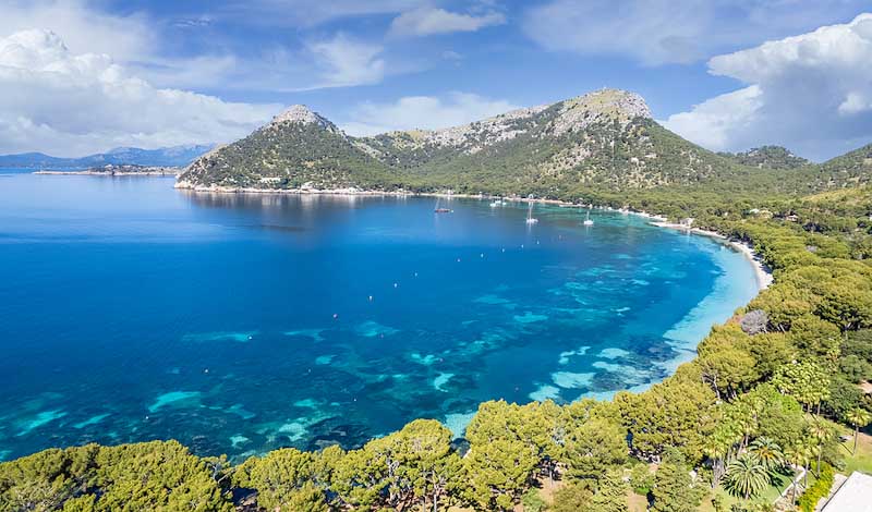 Playa De Formentor on Mallorca