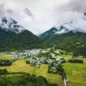 Town in the French Pyrenees.