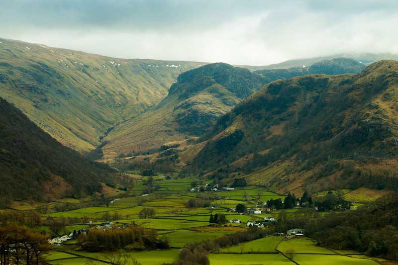 The Lake District in England