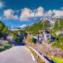 Col De La Bonette Pass in France
