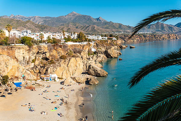 Calahonda beach in Nerja