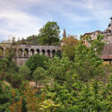 Civitella Di Romagna on the slopes of the Apennine mountains