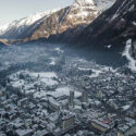 See Chamonix in France from above