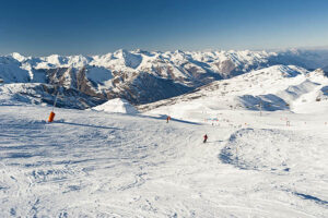 Skiing in Courchevel in France