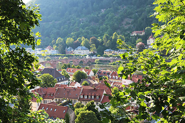 View of Heidelberg from above