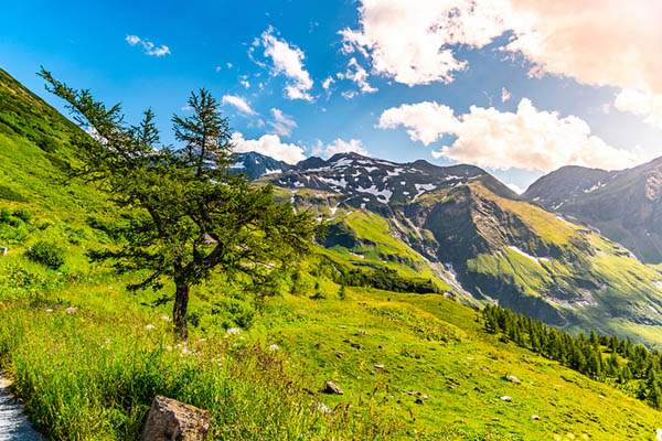 Hohe Tauern in Austria.