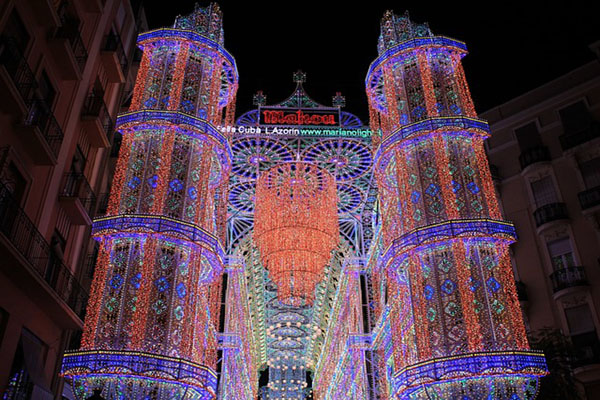 Fallas in Valencia, Spain