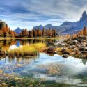 Lago Federa in the Italian Dolomites.