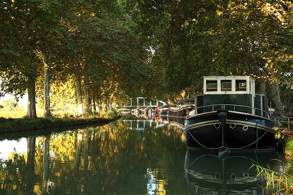 Canal Du Midi In Beziers, France
