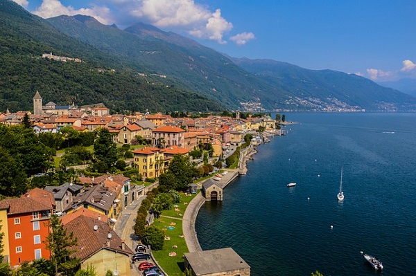 Lake Maggiore in Italy.