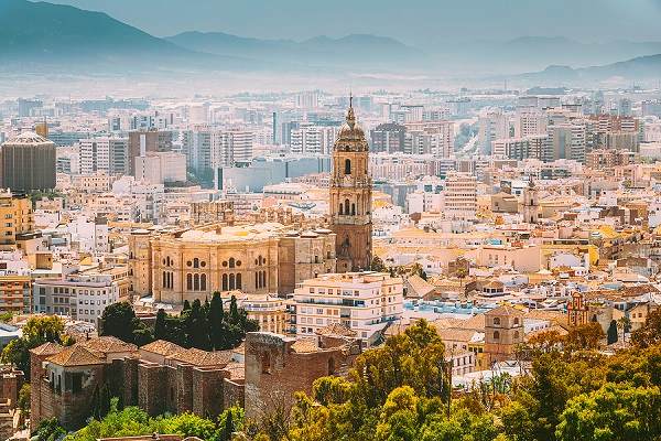 Malaga cityscape