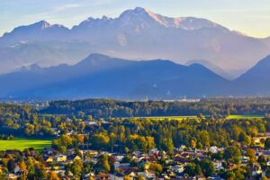 Mountains around Salzburg in Austria
