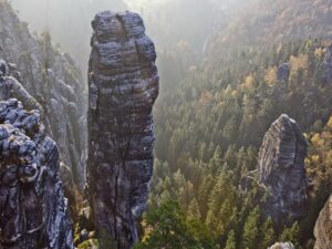 Rock formation in Saxon Switzerland National Park