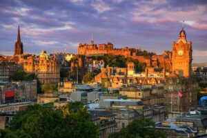 Edinburgh castle.