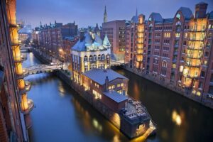 Speicherstadt in Hamburg.
