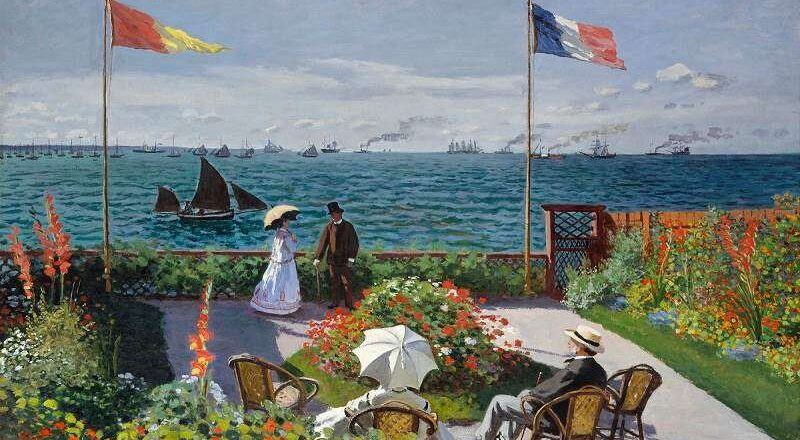Garden at Sainte-Adresse, by Claude Monet