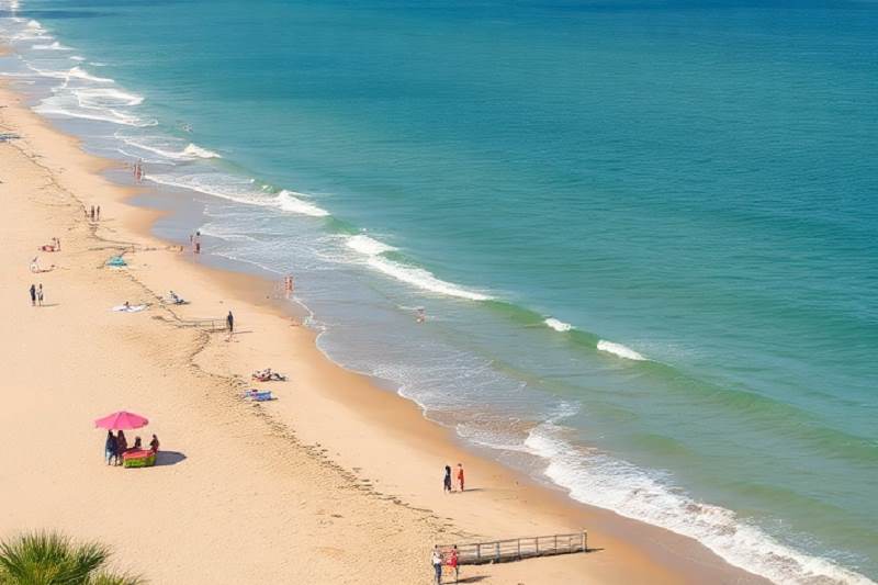 Beach in France.