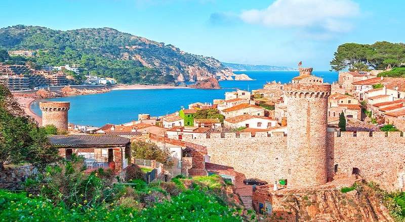 Tossa de Mar in Spain.