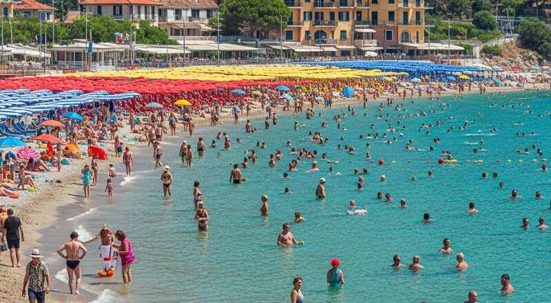 Crowded beach, no thanks.
